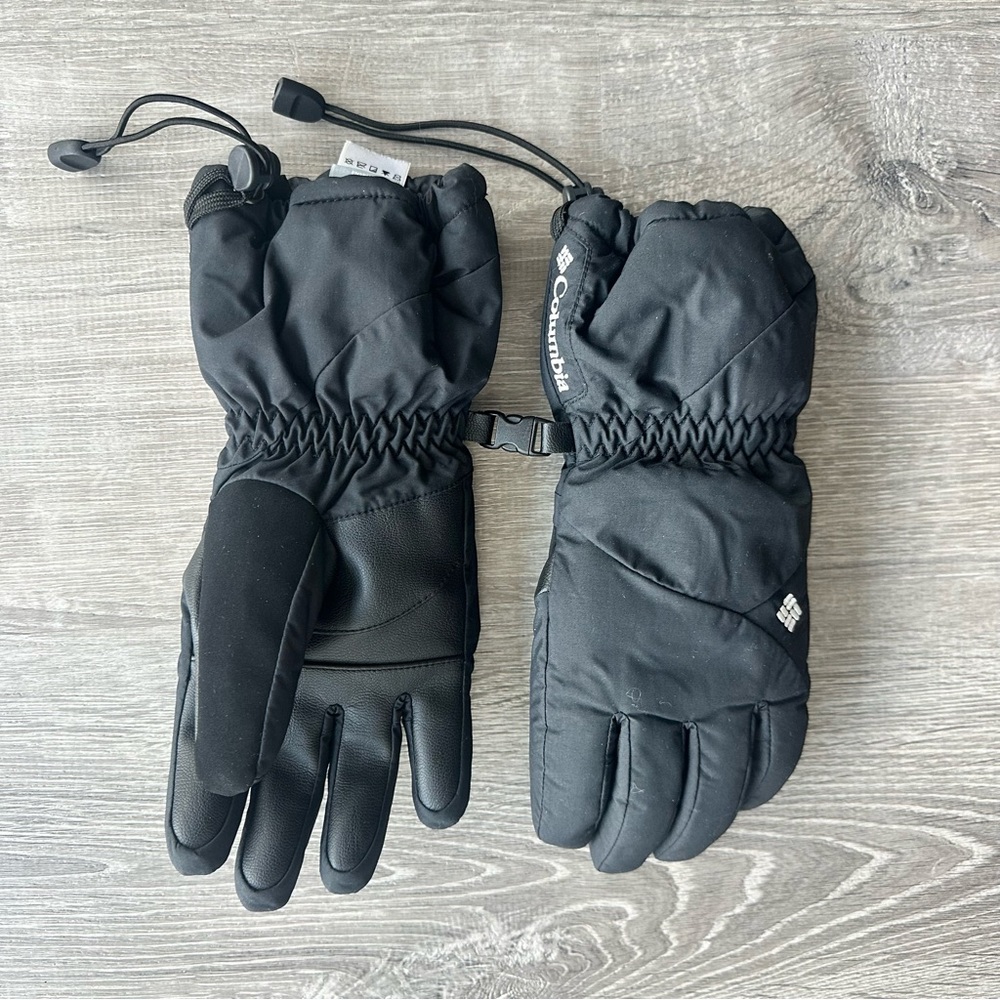 Columbia, Omni-Tech, Ski Gloves, Black, Women’s Size M - Picture 2 of 6
